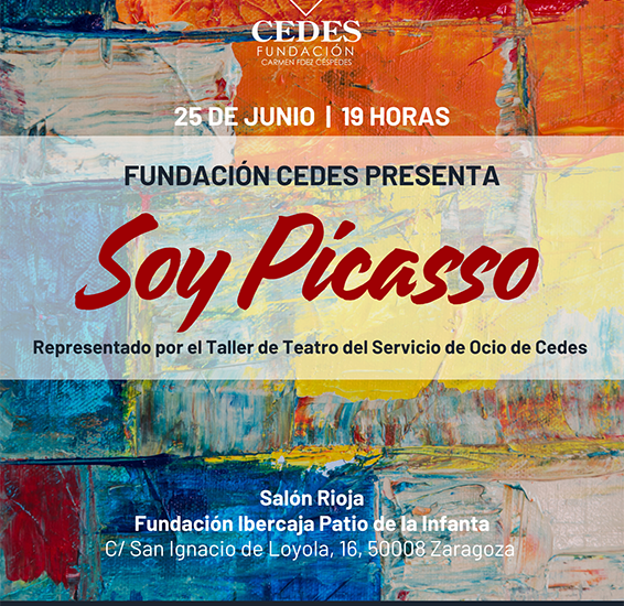El premiado taller de teatro de la Fundación Cedes estrenará el próximo martes 25 la obra “Soy Picasso”