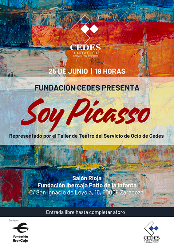 El premiado taller de teatro de la Fundación Cedes estrenará el próximo martes 25 la obra “Soy Picasso”